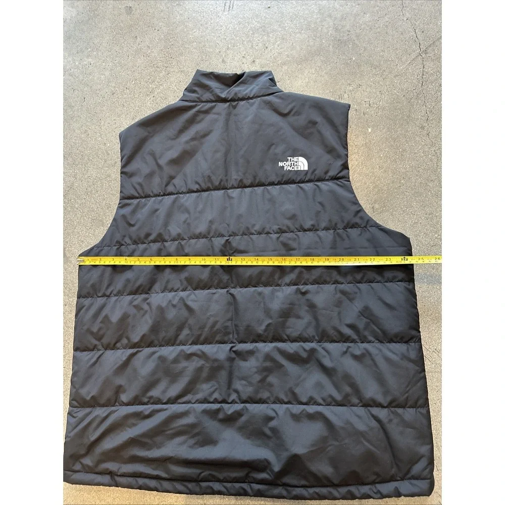 The North Face Vest Mens Black‎ Sz XL(T) Sleeveless Nylon Puffer Charles Outdoor